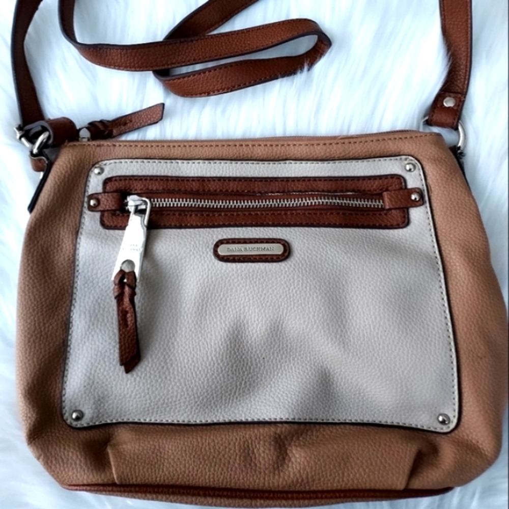 TWO TONED BROWN PURSE